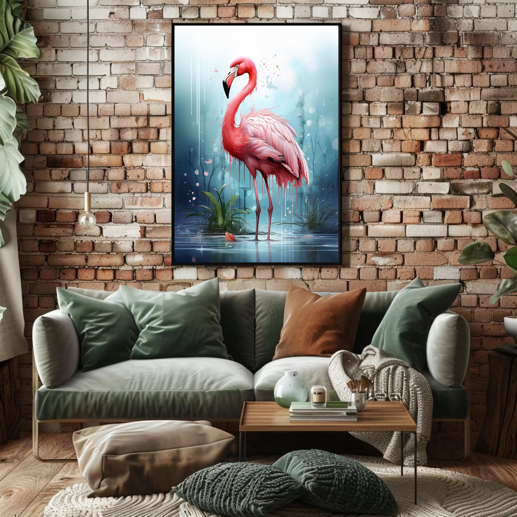 The Majestic Flamingo Poster