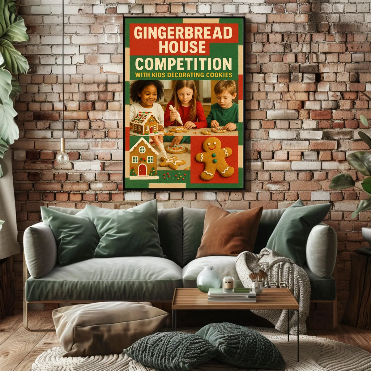 Gingerbread House Competition Poster