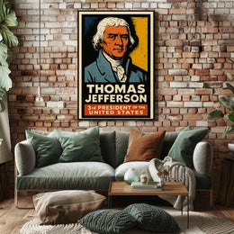 Thomas Jefferson 3rd President Poster