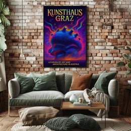 Kunsthaus Graz A Fusion of Art and Architecture Poster
