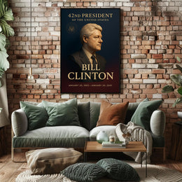 42nd President's Era Official Portrait Historical or Presidential Poster PosterGoat