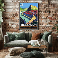 Besançon A Picturesque Tourist Poster