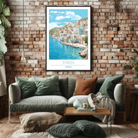 Serene Views of Syros Poster