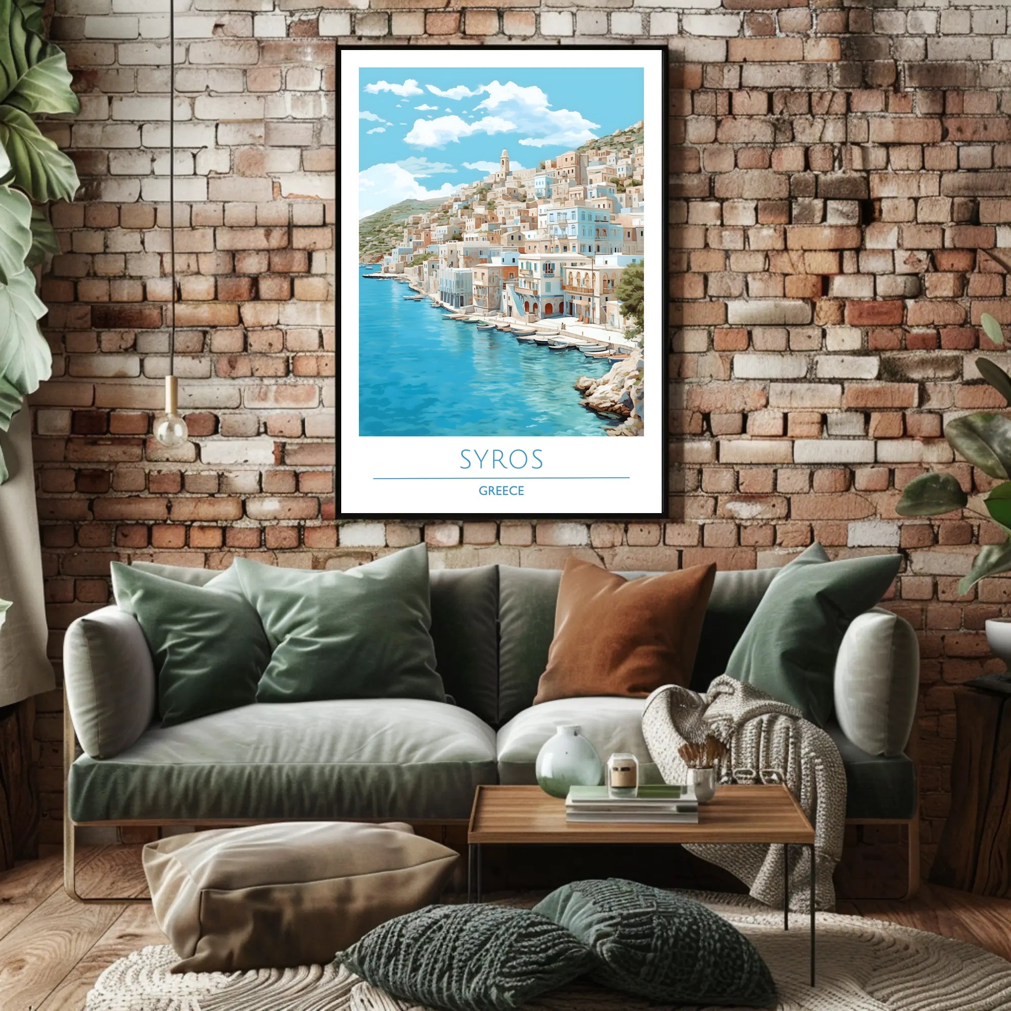 Serene Views of Syros Poster