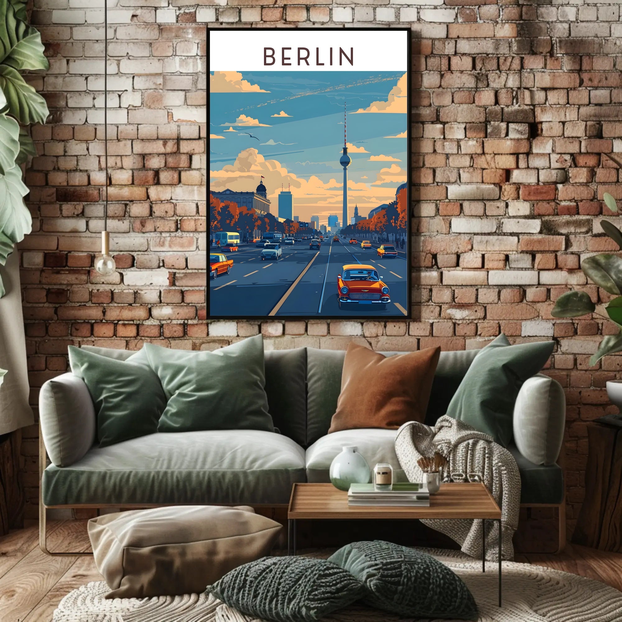 Berlin Cityscape Poster