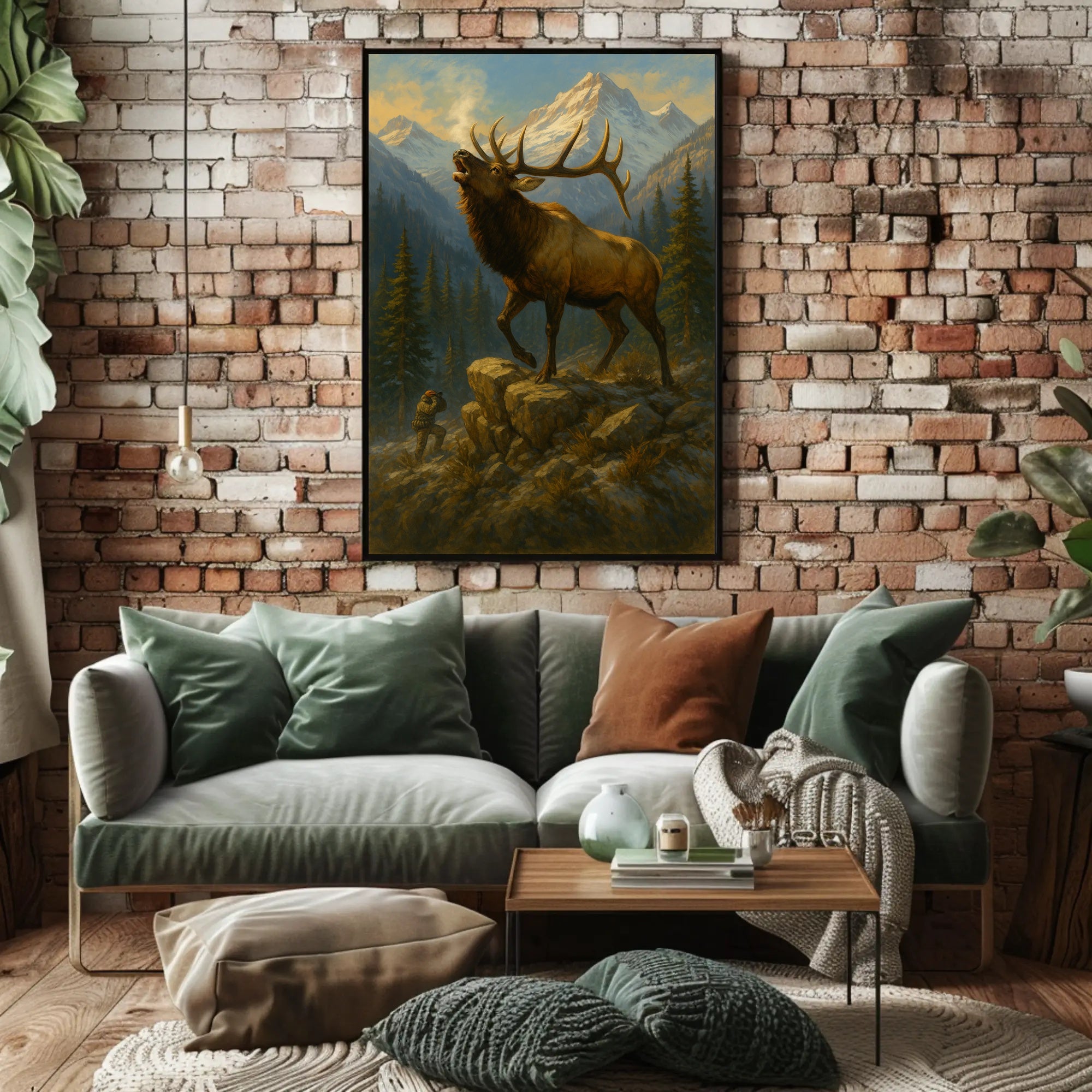 Majestic Wilderness Encounter Poster PosterGoat