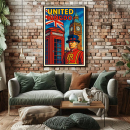 Iconic United Kingdom Poster