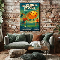 Pickleball Passion Poster