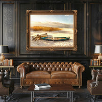 Winter Serenity by the Lake Poster