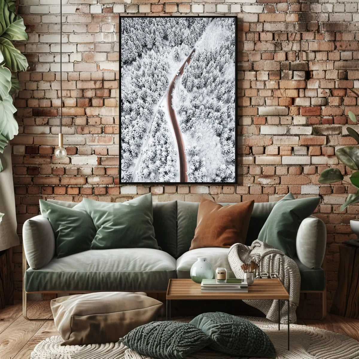 Winter Wonderland Road Poster