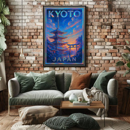 Kyoto, Japan A Scenic Tribute Poster