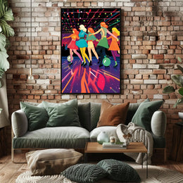 Retro Roller Disco Poster