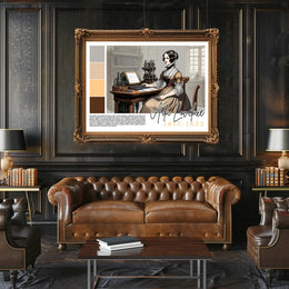 Tribute to Ada Lovelace Poster