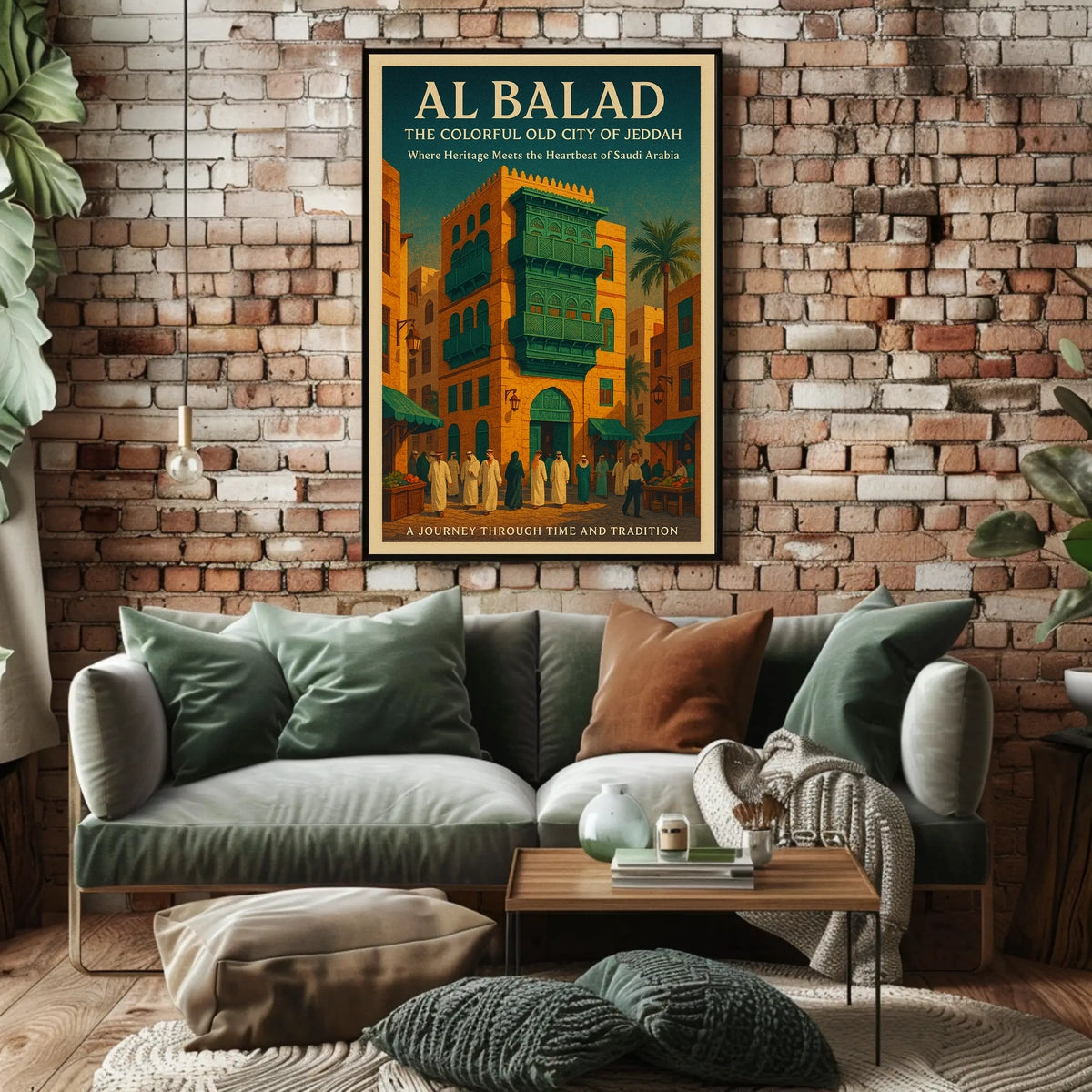 Al Balad The Colorful Old City Of Poster
