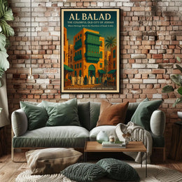 Al Balad The Colorful Old City Of Poster