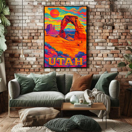 Vibrant Utah Landscape Poster
