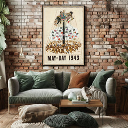 May-Day 1943 WWII Propaganda Poster