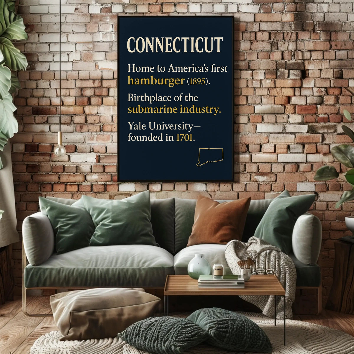 Discover Connecticut Poster