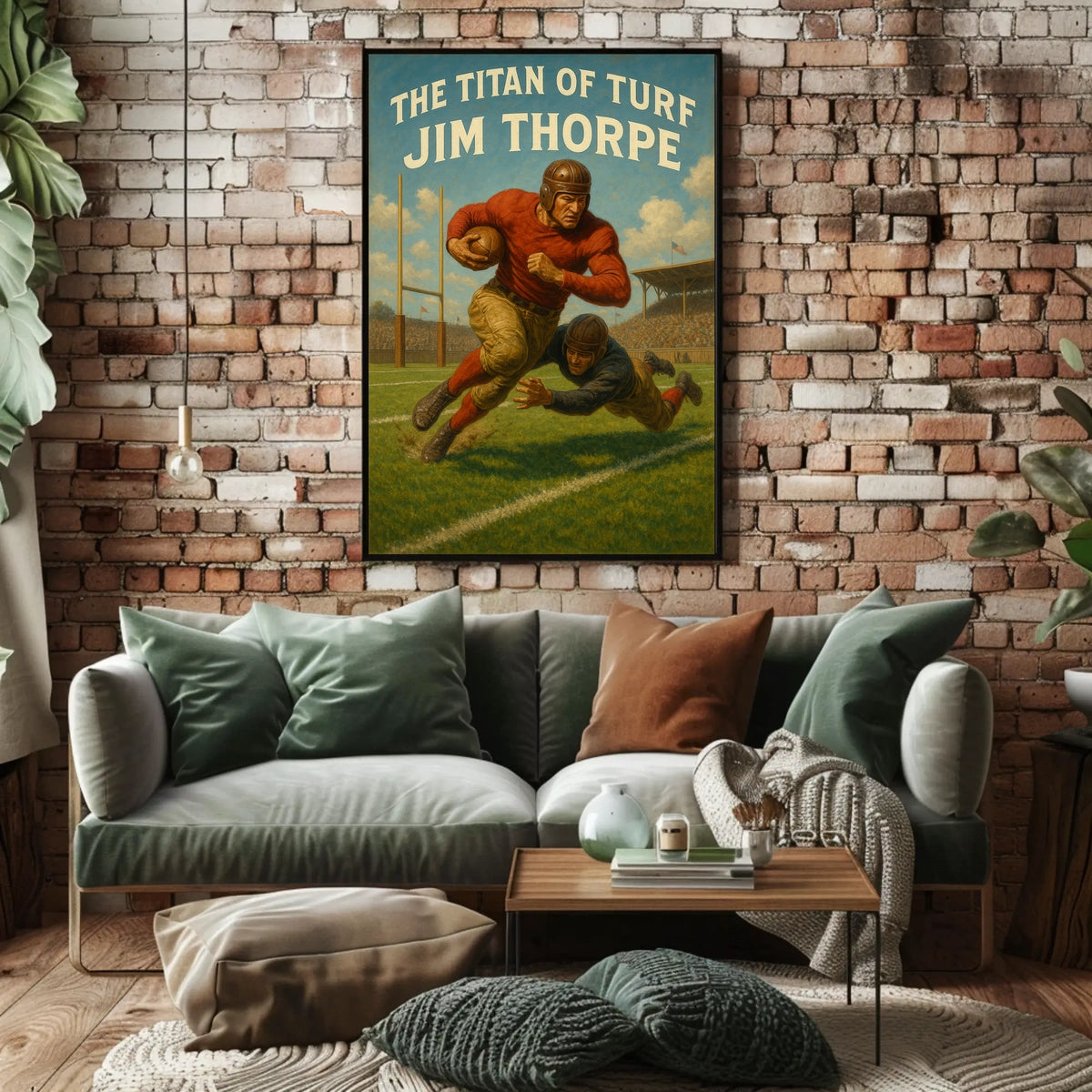 The Titan of Turf Jim Thorpe Poster