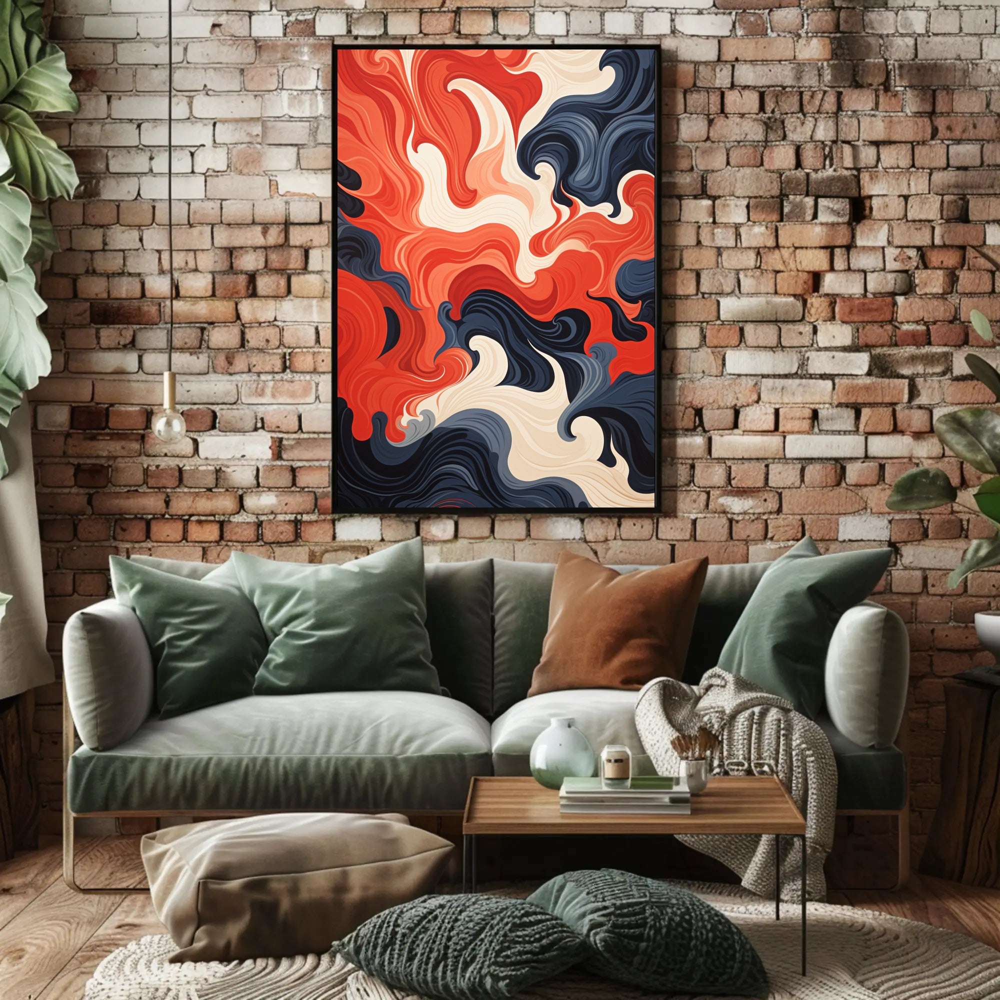 Swirling Colors Of Expression Poster