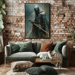 Medieval Knight in Armor: Fantasy or Mythology Poster PosterGoat