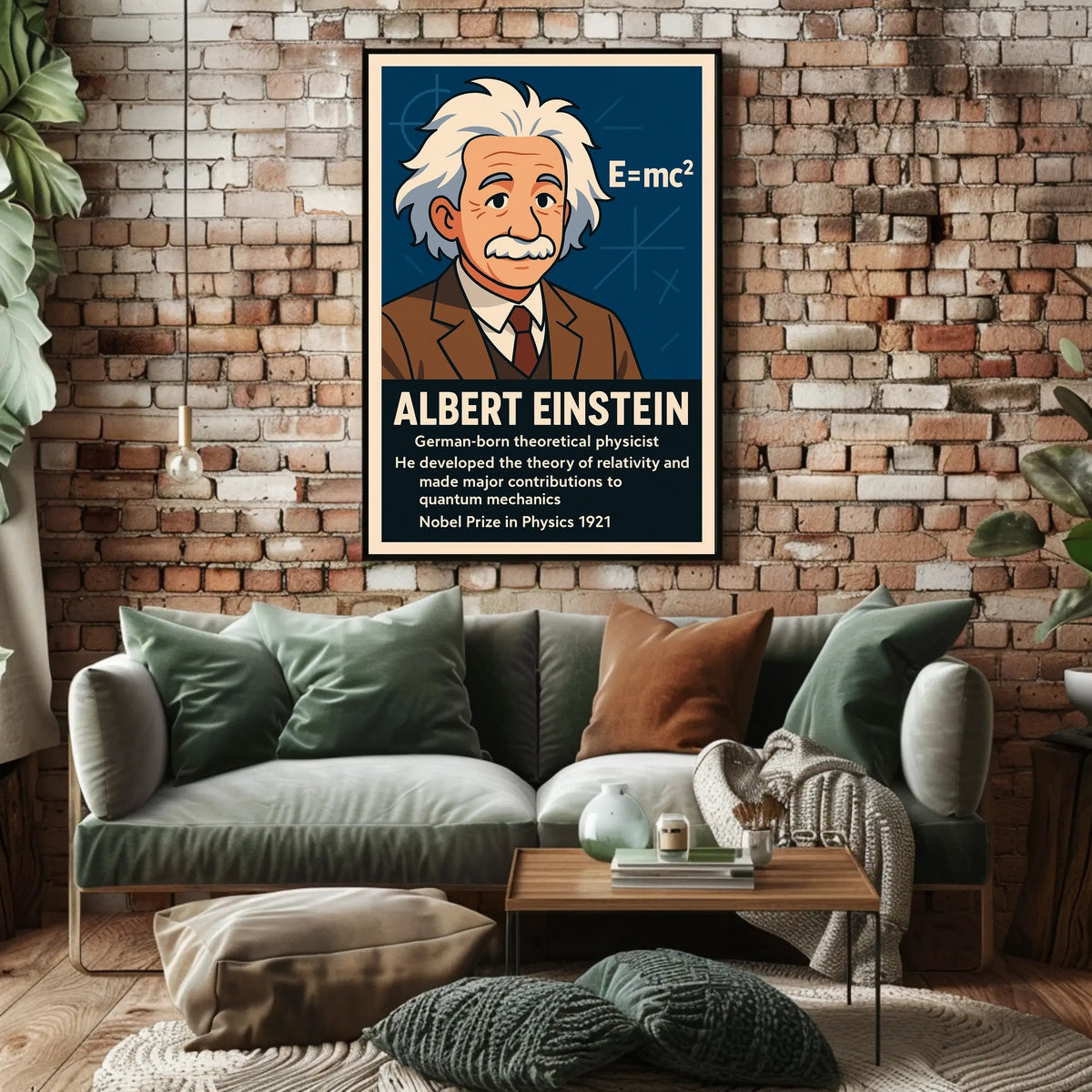 Albert Einstein Theoretical Physicist Poster