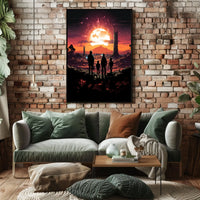 Journey to the Fiery Moon Poster