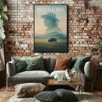 Buffalo Bill American Frontier Animal Poster