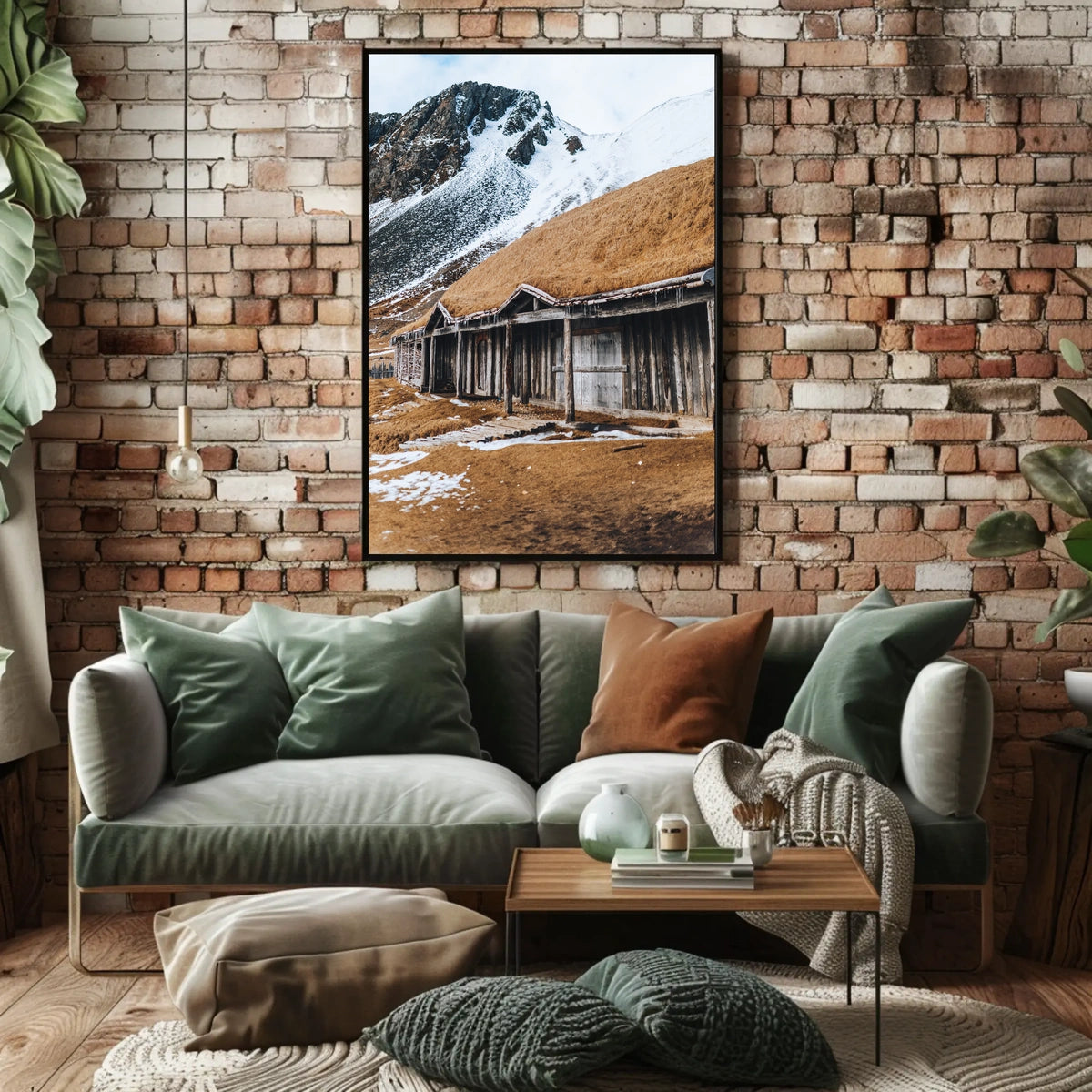 Rustic Mountain Retreat Poster