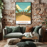 Cambodia's Majestic Heritage Poster