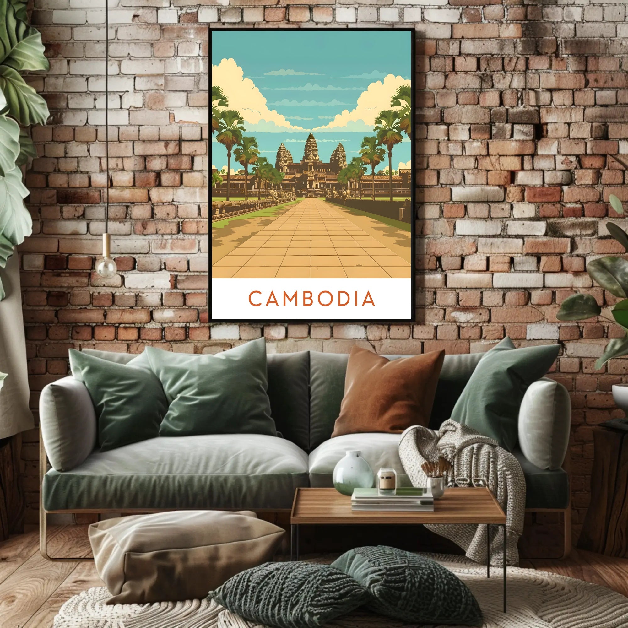 Cambodia's Majestic Heritage Poster