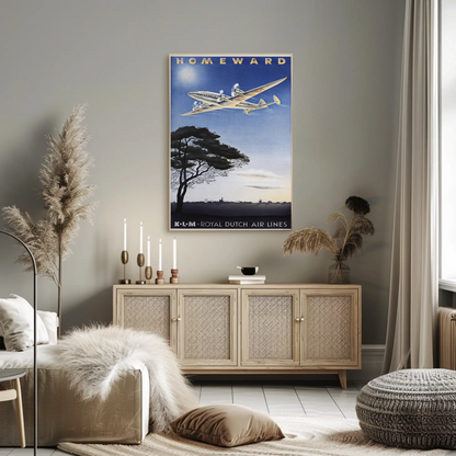 KLM Homeward Poster