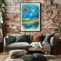 Abstract National Flag Abstract Poster