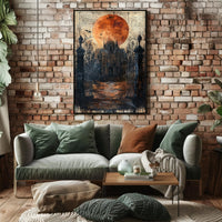 Haunted Mansion Under Blood Moon Poster