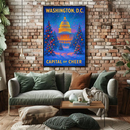 Washington, D.C. Capital Of Cheer Poster