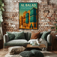 Al Balad The Colorful Old City Of Poster