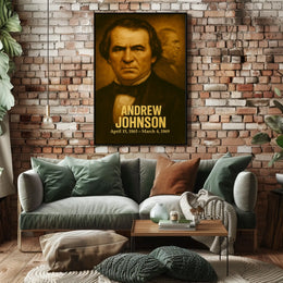 Andrew Johnson 17Th President Poster