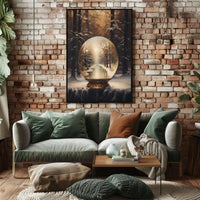 Winter Wonderland Globe Poster