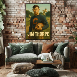 Jim Thorpe Legendary Athlete Poster