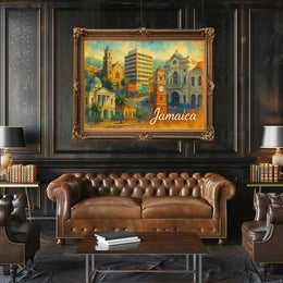 Vibrant Jamaica Poster