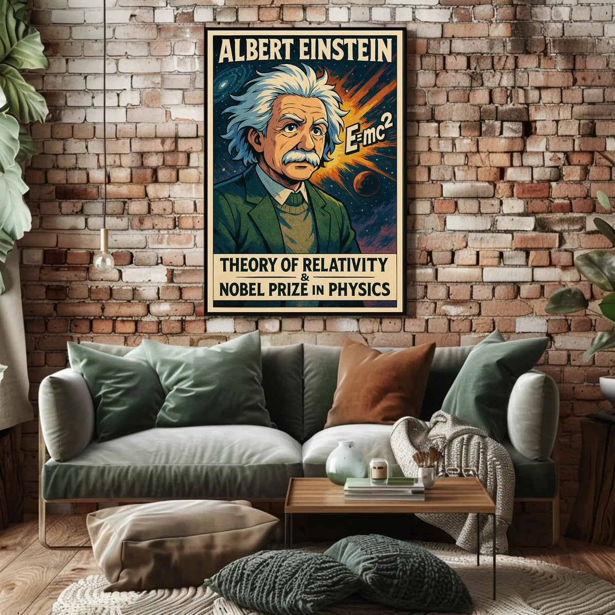 Albert Einstein Theory Of Relativity Poster