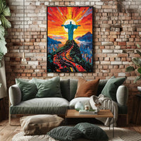 Radiant Christ The Redeemer Poster