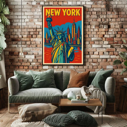 New York City Skyline Poster