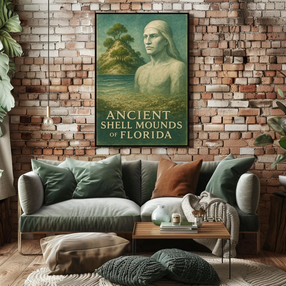 Ancient Shell Mounds Of Florida Poster