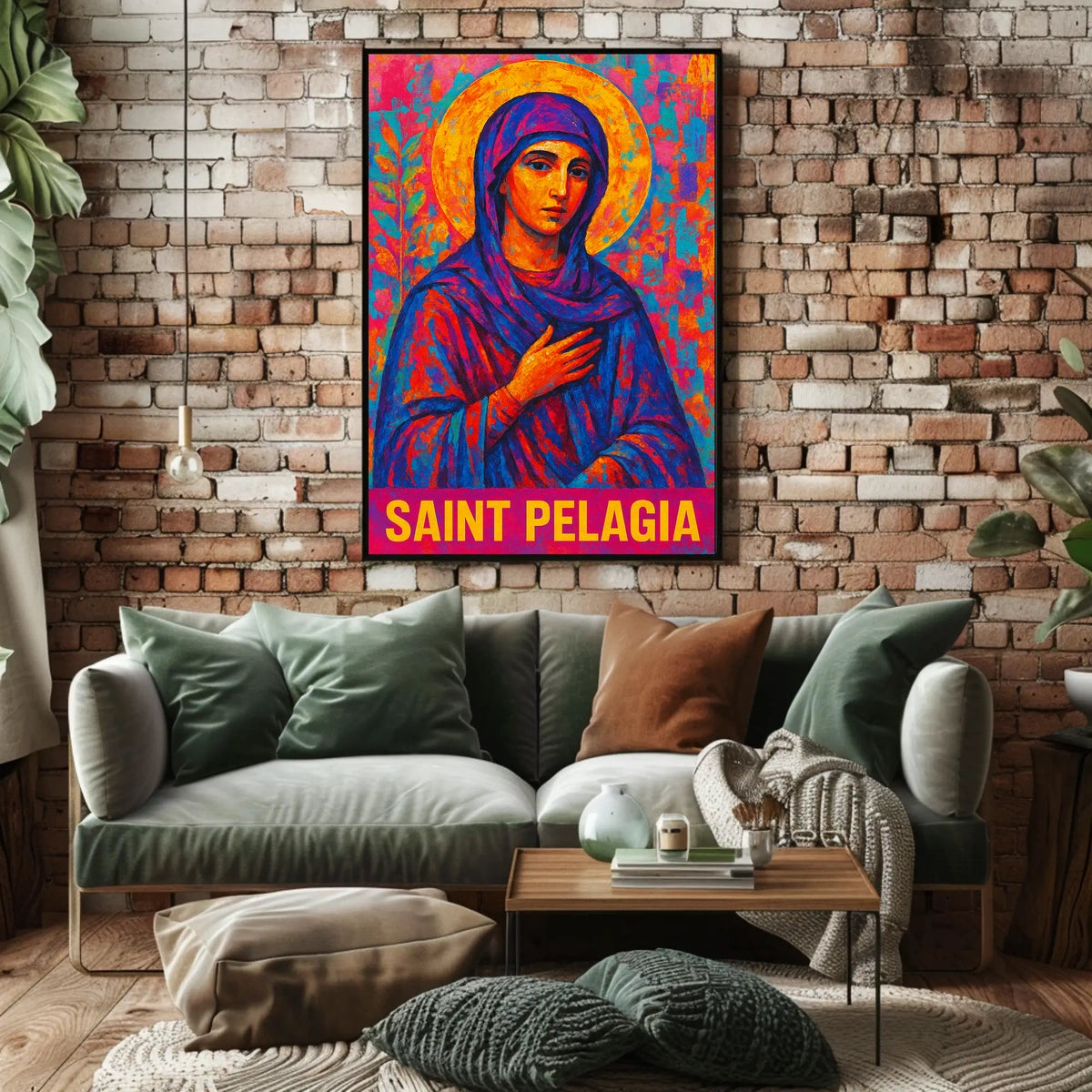 Saint Pelagia Poster