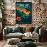 American Samoa: Hidden Gem National Park Poster