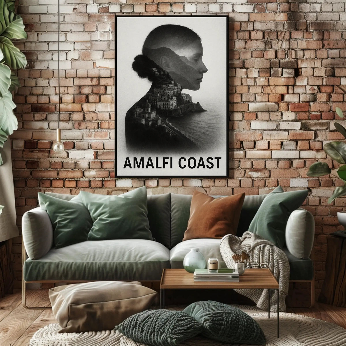 Amalfi Coast Visual Journey Poster Wall Art Print Edition