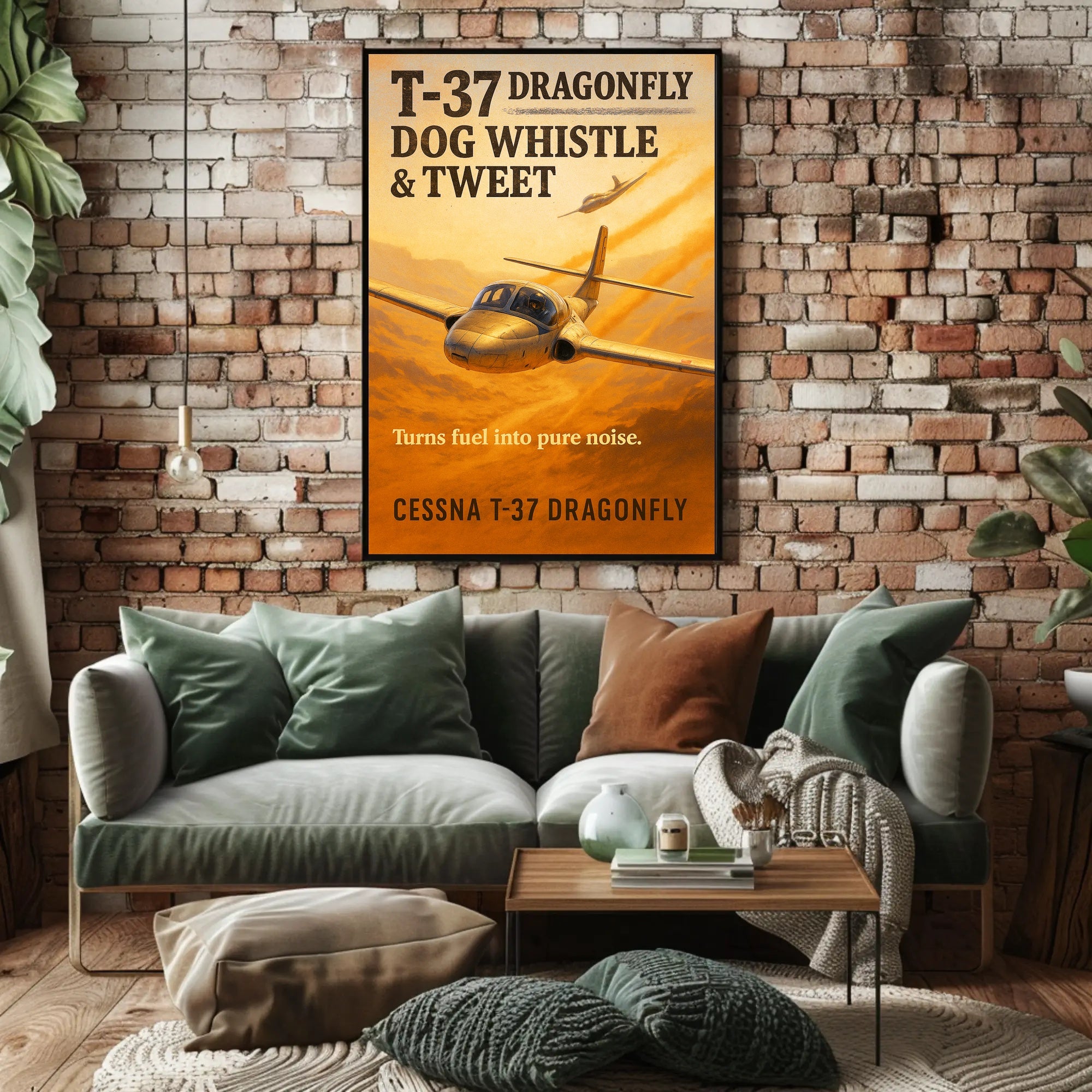 T-37 Dragonfly Dog Whistle & Tweet Poster PosterGoat