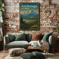 Discover Anchorage, Alaska Poster