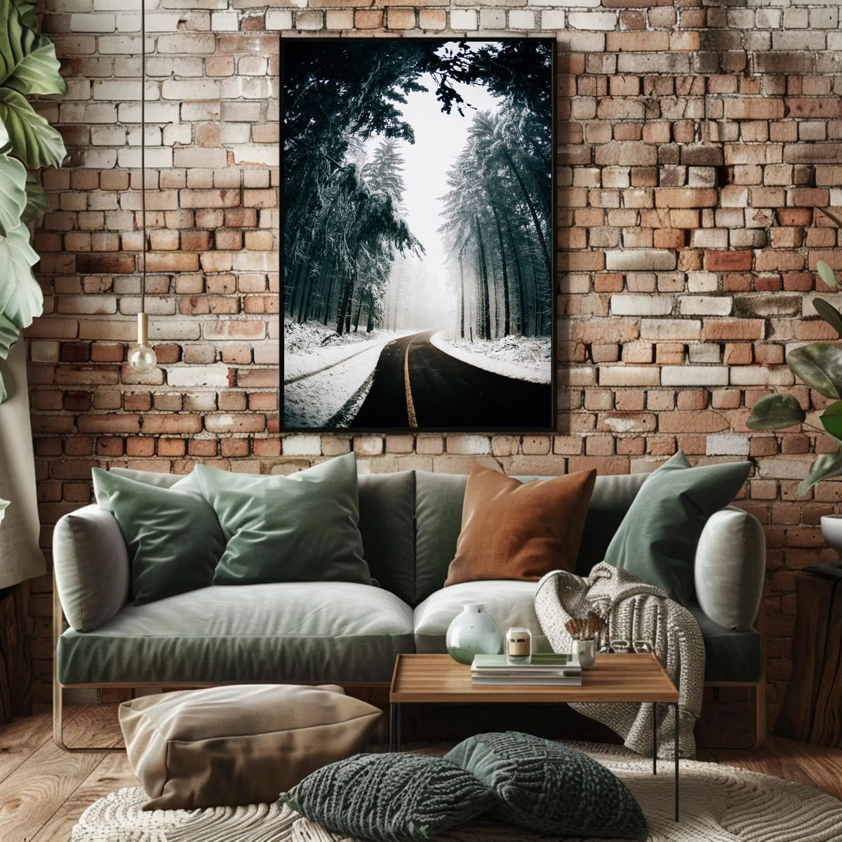 Winter Road Serenity, National Park Poster